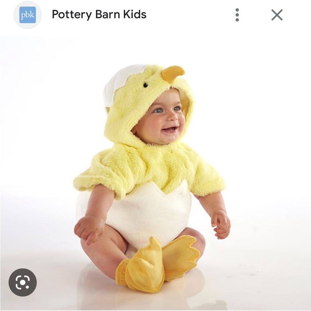 Pottery Barn baby Chick egg 🐣 Costume